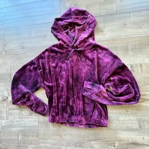 Purple Tie-Dye Hoodie